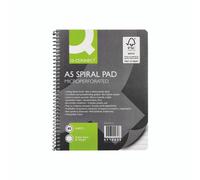 Q-Connect Ruled Spiral Sc Pad A5 PK5