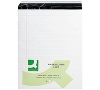 Q-Connect Ruled Stitch Bound Executive Pad 52 Leaves 104 Pages A4 White (Pack of 10) KF01386