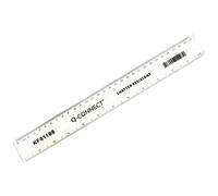 Q-Connect Ruler Shatterproof 300mm Clear KF01108