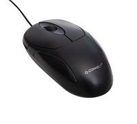 Q-Connect Scroll Wheel Mouse Black KF04368