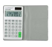 Q-Connect Silver Large 12-Digit Pocket Calculator KF01603