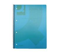 Q-Connect Spiral Bound Polypropylene Notebook 160pp A4 Pk5 - KF10037
