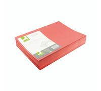 Q-Connect Sq Cut Fldr FC Red PK100