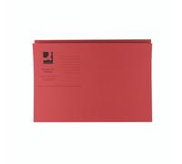 Q-Connect Sq Cut Folder FC Red PK100