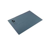 Q Connect 180gsm Light Weight Foolscap Square Cut Folder - Blue