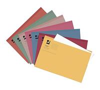 Q-Connect Square Cut Folder Mediumweight 250gsm Foolscap Assorted (Pack of 100) KF01492