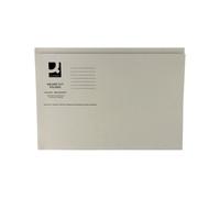 Q-Connect Square Cut Folder Mediumweight 250gsm Foolscap Buff (Pack of 100) KF01190