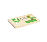 Q-Connect Sticky Quick Notes Recycled 76x127mm Yellow (Pack of 12) KF05610