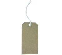 Q-Connect Strung Tag 120X60mm Buff (Pack Of 1000)