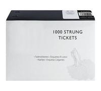 Q-Connect Strung Ticket 37X24mm White (1000 Pack)