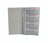 Q Connect Telephone Message Book 400
