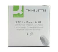 Q-Connect Thimblettes Size 1 Blue (Pack of 12) Ref KF21509