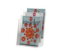 Q-Connect Three Pocket Literature Holder A4 Ref KF04188