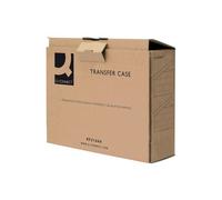 Q-Connect Transfer Case 317x92x241mm Brown (Pack of 20) KF21666