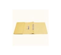 Q-Connect Transfer Pocket File 38mm Capacity Foolscap Yellow (Pack 25)