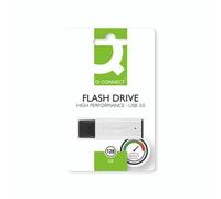 Q-CONNECT Flash Drive KF11509 - USB 3.0 High Performance 128GB - Black/Silver