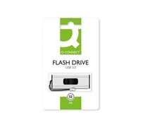 Q-Connect Silver/Black USB 3.0 Slider 32Gb Flash Drive 43202005 KF16370 KF16370