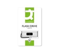Q-Connect Silver/Black USB 3.0 Slider 64Gb Flash Drive 43202005 KF16371 KF16371