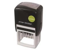 Q-Connect Voucher for Custom Self-Inking Date Stamp 43 x 28mm - KF71433
