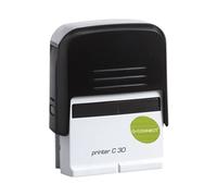 Q-Connect Voucher for Custom Self-Inking Stamp 35x12mm KF02110