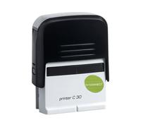 Q-Connect Voucher for Custom Self-Inking Stamp 35x12mm KF02110