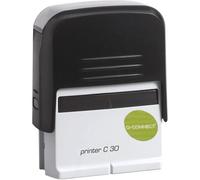 Q-Connect Voucher for Custom Self-Inking Stamp 45x15mm KF02111