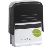 Q-Connect Voucher for Custom Self-Inking Stamp 72 x 33mm - KF02114