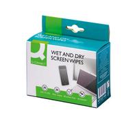 Q-Connect Wet And Dry Screen Wipes (Pack Of 20) Kf32148 - St90432