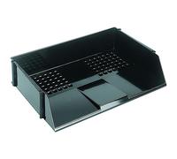 Q Connect Wide Entry Letter Tray - Black