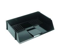 Q Connect Wide Entry Letter Tray - Black