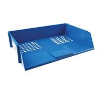 Q-Connect Wide Entry Letter Tray Blue KF21689