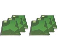 Q-Connect Wirebound A4 Hardback Recycled Notebook 160 Pages - Green, Pack of3 (Pack of 2)
