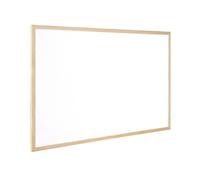 Q-Connect Wooden Frame Whiteboard 900x600mm Ref KF03571