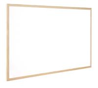Q-Connect Wooden Frame Whiteboard Noticeboard 600 x 900mm KF03571 + Free 24h Del