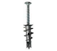 Q-Crimp QCVFIX Metal Self Drive Driva Plasterboard Anchors & Screws (Pack of 100)
