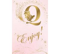 Q Enjoy: Personalized Initial Notebook - A Stylish 6 x 9 Journal with Monogram Letters A-Z for Daily Writing, Notes, or Gifts | 150 pages