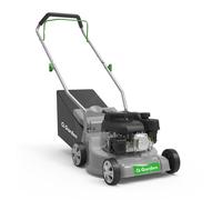 Q Garden 130cc Petrol Lawn Mower 39cm Cutting Width Grass Collector Push Unit UK