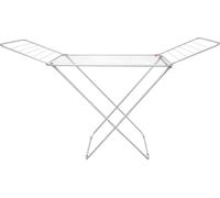 Q&H 18M Clothes Drying Rack Foldable Winged Airer - Aluminum Clothes Horse Space Saving Washing Lines - Indoor Outdoor Cloth Drying Racks - Free Standing Collapsible Laundry Hanger (180 x 50 x 105 cm)