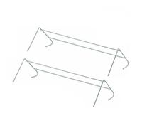 Q&H 2 Bar Radiator Airer Universal Clothing Rack Dryer - Indoor Clothes Racks Portable Laundry Rail - Portable Radiator Mounted Wet Cloth Holder - Ideal Airers for Towel Socks Bar Drying (2)