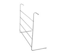 Q&H 4 Tier Radiator Airer - Strong Metal Clothes Drying Rack - White Radiator Airers Towel Holder - Indoor Outdoor Laundry Hang Washing Lines - Compact Cloth Horse Socks Underwear 45 x 26 x 34 cm (1)