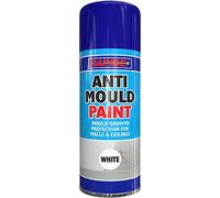 Q&H 400ML Anti Mould Spray White Matt Paint Molds Killer - Treat Damp Walls Black Stain Removal Paints Stop Moulds Growth - Protect Wall & Ceiling Fungus Algae Basements, Bathrooms, Kitchen (1)