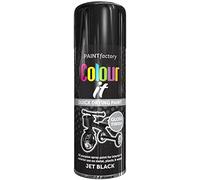 Q&H Automotive Black Gloss Spray Paint 400ml - Multipurpose Paints for Metal, Masonry, Wood, Wicker, Paper, Plastic - Hard Wearing Color & Crack Resistant - Long Lasting Shine Smooth Finish Garage (1)