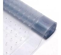 Q & H Clear Vinyl Plastic Carpet Protector - Floor Mat Runner Area Rug Waterproof - Thick Film Roll Guard Non-Slip Grippers Heavy Duty - Home Kitchen Hallway Office 1m - 8m x 27" (1m x 27 Inches)