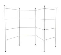 Q&H - Foldable Indoor Outdoor Airer - Clothes Drying Panel - Space Saving 2 3 4 Panel Clothes Airer - Non Slip Feet Clothes Horse - Compact Strong Horse Gate - Laundry Drying Rack Hanger (4 PANEL)