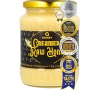 Q Honey Creamed Honey 1KG, Smooth Creamy Spreadable Texture, Award Winning