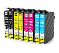 Q-image 604XL Ink Cartridges multipack Compatible with Epson 604 XL Ink Cartridges for Epson Expression Home XP 2200 XP 2205 XP 3200 XP 4200 Workforce WF-2910DWF WF-2930DWF WF-2935DWF WF-2950DWF(8P