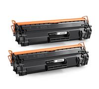 Q-image CF244A 44A Black Toner Cartridges Compatible with HP 44A CF244A for Laserjet Pro M15w M15a MFP M28w M28a Printer (2 Black)