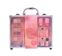 Q-KI Cosmic Glow Makeup Vanity Case in Pink Q-KI Pink