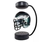 Q&NA Mini NFL Helmet with Metal Bracket And LED Lights, Hovering Rugby Football Helmet for Fans Collectibles Or Home Decoration,6