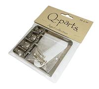 Q-Parts Aged Collection '58 Telecaster Bridge, Threaded Saddles, Relic Nickel Finish